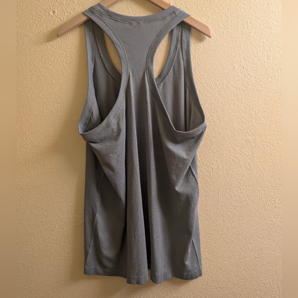 Athleta Light Blue Racerback Tank Top - Picture 2 of 4